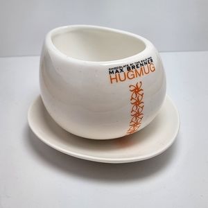 Max Brenner 8 oz Hot Chocolate Hug Mug & Saucer Hot Cocoa or Cider Fall